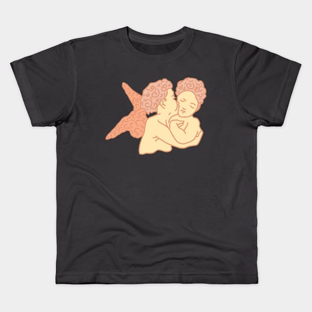 Angels Kids T-Shirt by KalipsoArt